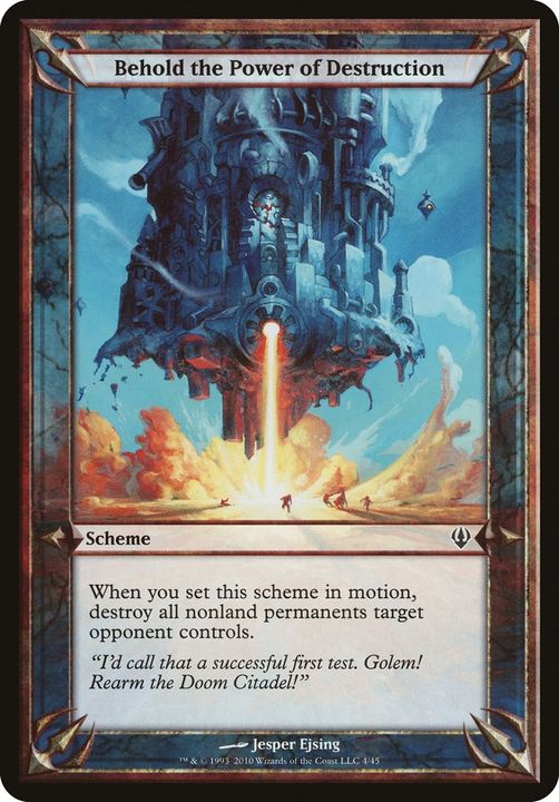 Behold the Power of Destruction in the group Magic the Gathering / Types / Colors / Colorless at Proxyprinters.com (11526)