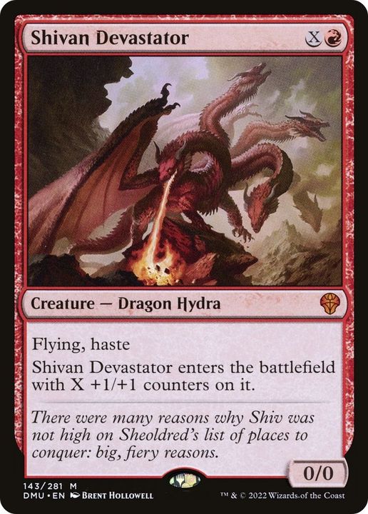 Shivan Devastator in the group Magic the Gathering / Sets / Dominaria United at Proxyprinters.com (11547)