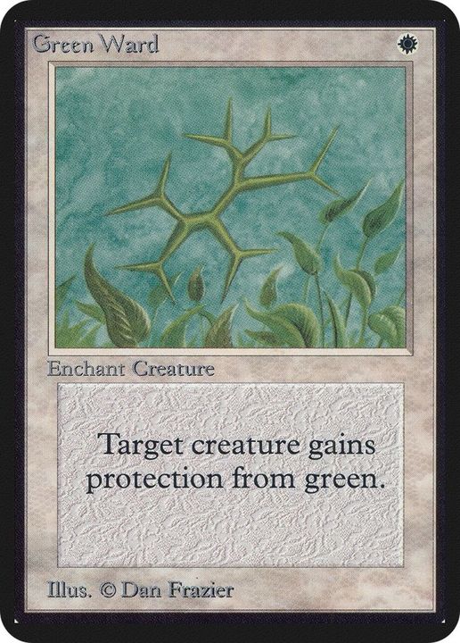 Green Ward in the group Magic the Gathering / Types / Colors / White at Proxyprinters.com (11556)