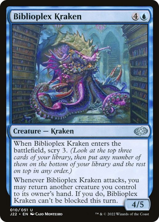 Biblioplex Kraken in the group Magic the Gathering / Sets / Jumpstart 2022 at Proxyprinters.com (11569)