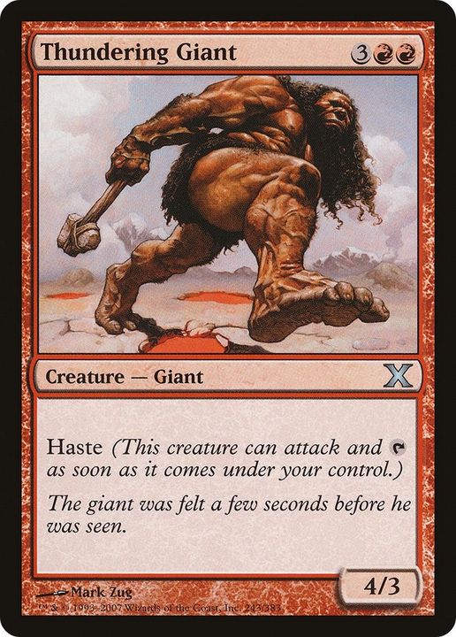 Thundering Giant in the group Magic the Gathering / Types / Colors / Red at Proxyprinters.com (11571)