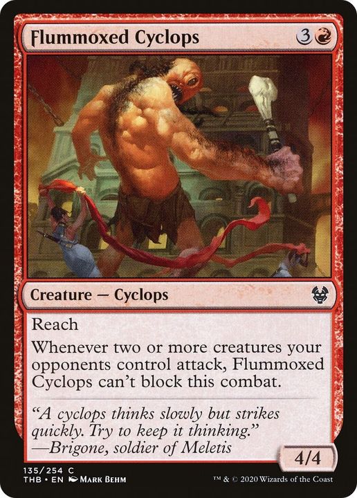 Flummoxed Cyclops in the group Magic the Gathering / Types / Colors / Red at Proxyprinters.com (11579)