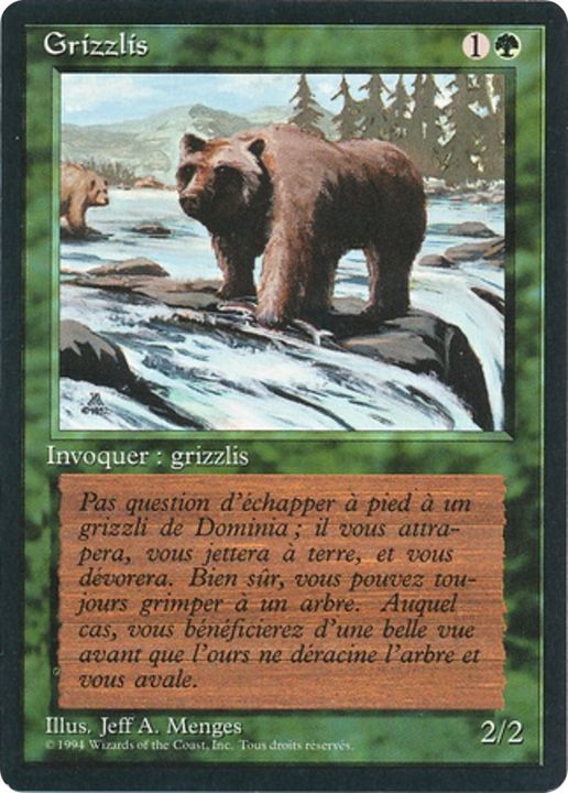 Grizzly Bears in the group Magic the Gathering / Sets / Foreign Black Border at Proxyprinters.com (11587)