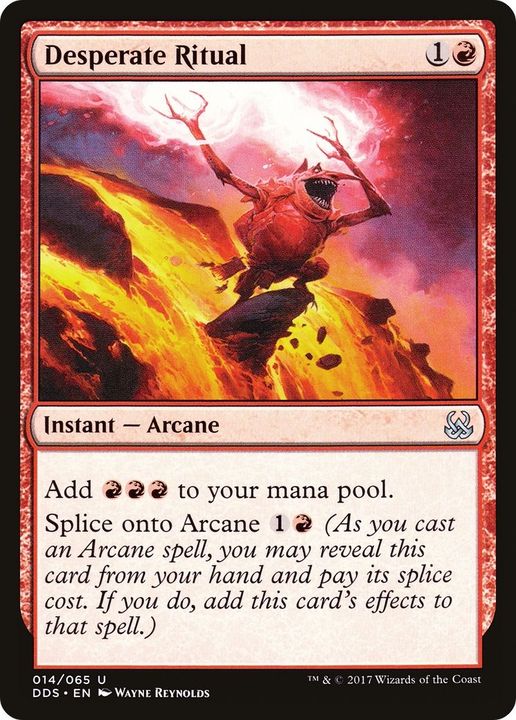 Desperate Ritual in the group Magic the Gathering / Types / Colors / Red at Proxyprinters.com (11603)