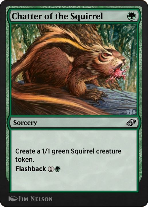 Chatter of the Squirrel in the group Magic the Gathering / Types / Colors / Green at Proxyprinters.com (11634)