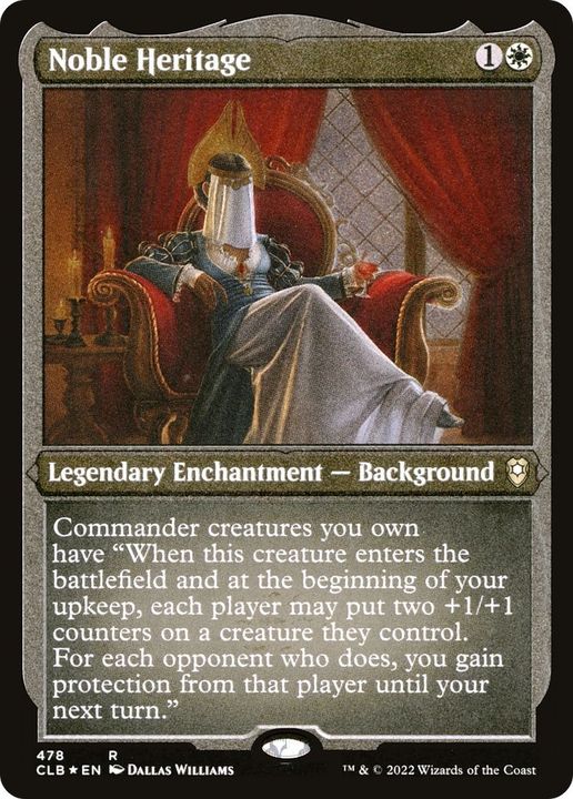 Noble Heritage in the group Magic the Gathering / Types / Enchantment / Legendary Enchantment at Proxyprinters.com (11635)