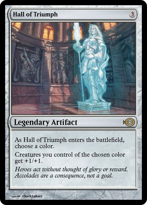 Hall of Triumph in the group Magic the Gathering / Types / Artifacts / Legendary Artifact at Proxyprinters.com (11682)