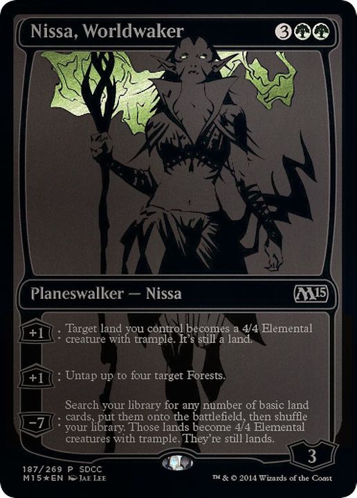 Nissa, Worldwaker in the group Magic the Gathering / Types / Colors / Green at Proxyprinters.com (11711)