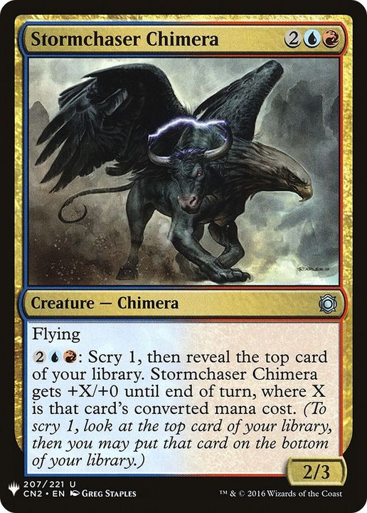 Stormchaser Chimera in the group Magic the Gathering / Sets / The List at Proxyprinters.com (11719)