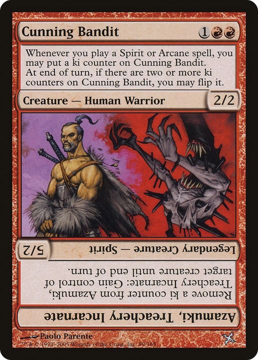 Cunning Bandit // Azamuki, Treachery Incarnate in the group Magic the Gathering / Sets / Betrayers of Kamigawa Promos at Proxyprinters.com (11732)