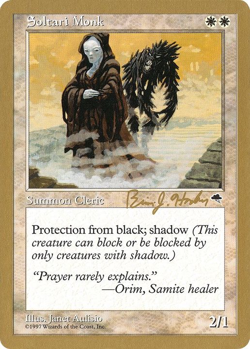 Soltari Monk in the group Magic the Gathering / Sets / World Championship Decks 1998 at Proxyprinters.com (11753)