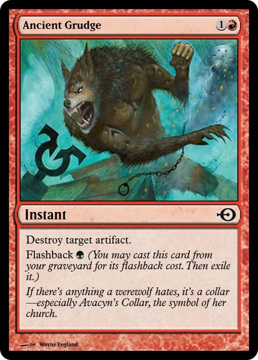 Ancient Grudge in the group Magic the Gathering / Types / Colors / Red at Proxyprinters.com (11759)