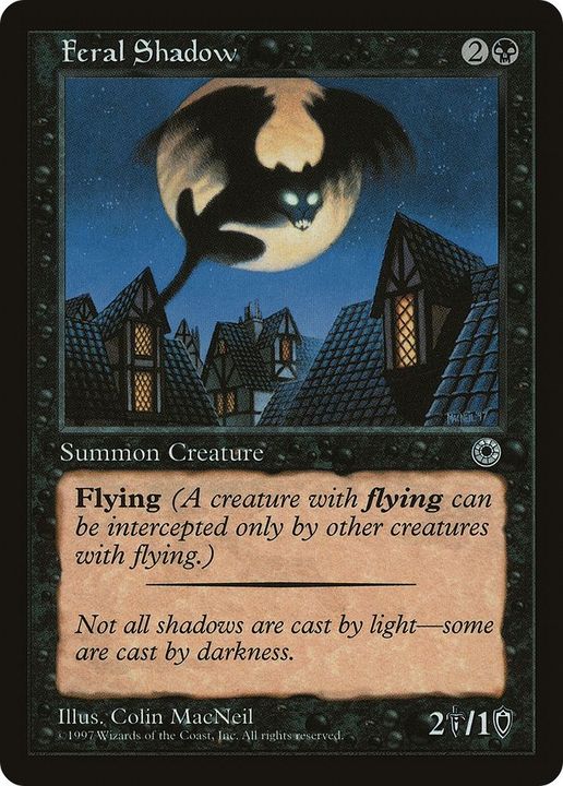 Feral Shadow in the group Magic the Gathering / Types / Colors / Black at Proxyprinters.com (11776)