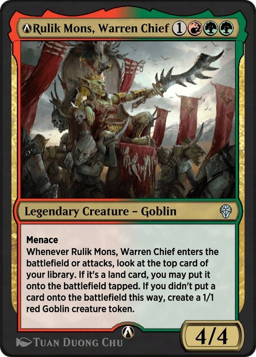 A-Rulik Mons, Warren Chief in the group Magic the Gathering / Sets / Dominaria United at Proxyprinters.com (11796)