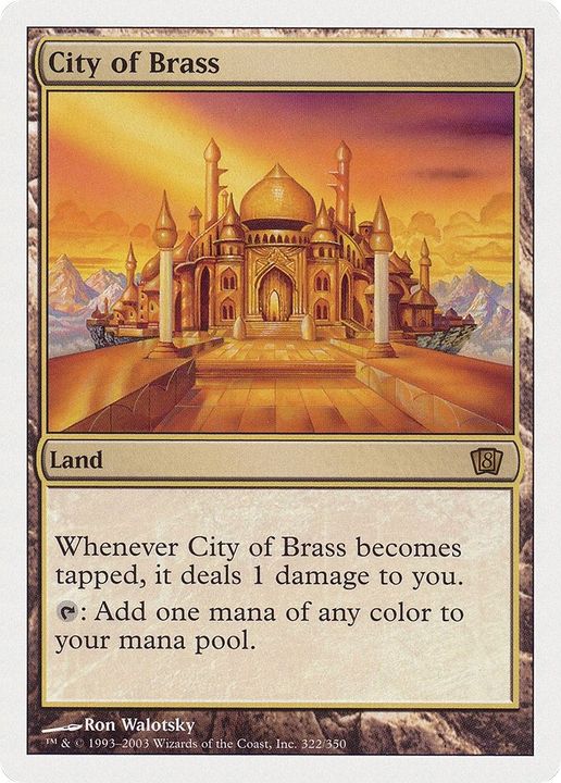 City of Brass in the group Magic the Gathering / Sets / Eighth Edition at Proxyprinters.com (1182)