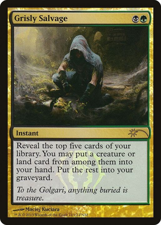 Grisly Salvage in the group Magic the Gathering / Types / Colors / Multicolors / B, G at Proxyprinters.com (1183)