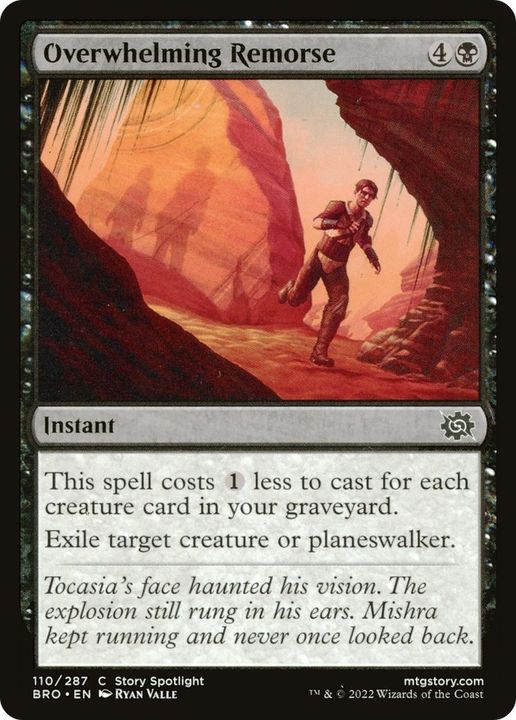 Overwhelming Remorse in the group Magic the Gathering / Types / Colors / Black at Proxyprinters.com (11831)