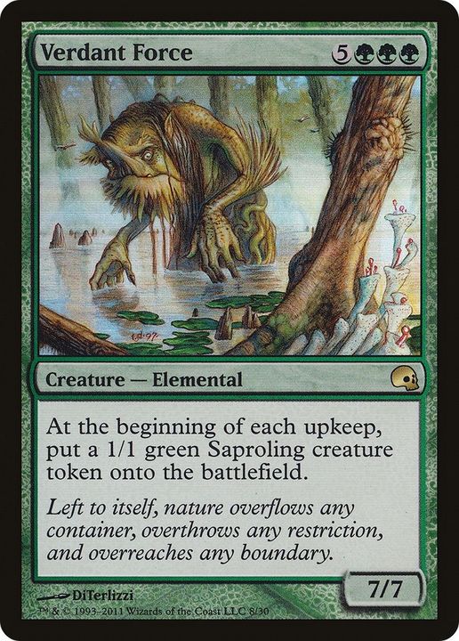 Verdant Force in the group Magic the Gathering / Types / Colors / Green at Proxyprinters.com (11839)