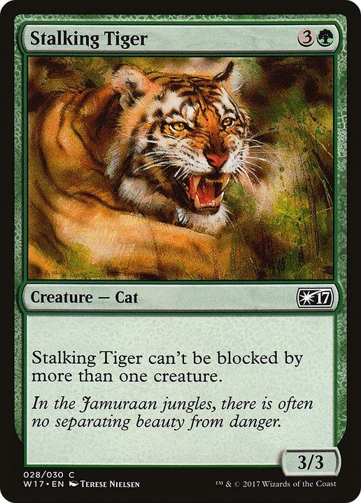 Stalking Tiger in the group Magic the Gathering / Sets / Wilds of Eldraine at Proxyprinters.com (11867)