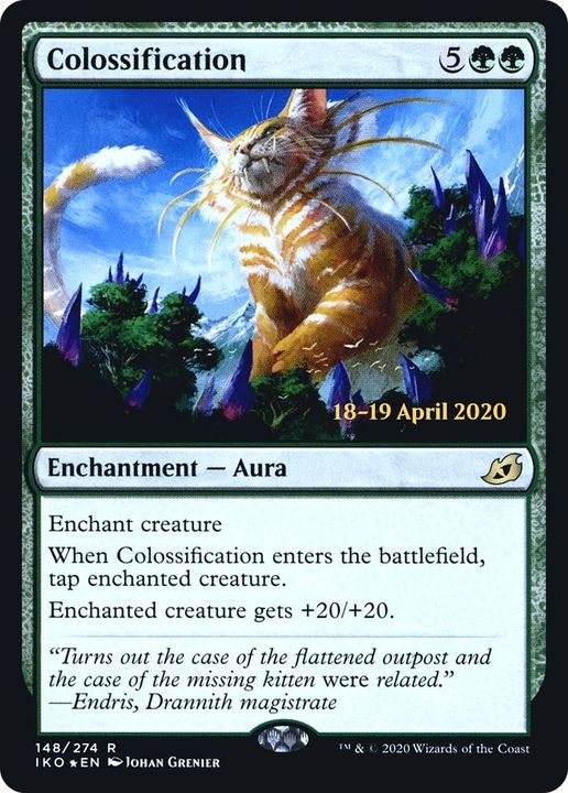 Colossification in the group Magic the Gathering / Types / Colors / Green at Proxyprinters.com (11868)