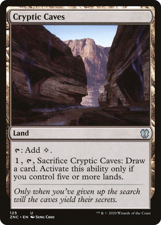 Cryptic Caves in the group Magic the Gathering / Sets / Zendikar Rising Commander at Proxyprinters.com (11869)