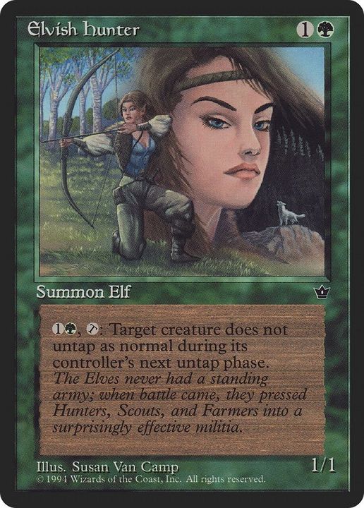 Elvish Hunter in the group Magic the Gathering / Types / Creatures / Elf at Proxyprinters.com (11872)