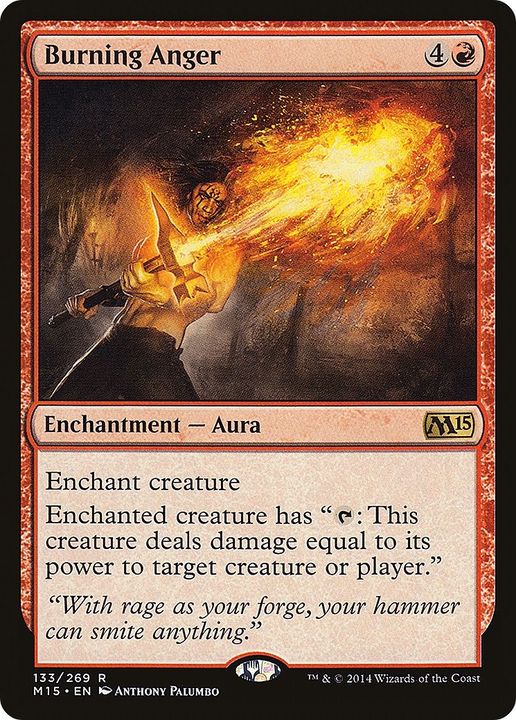 Burning Anger in the group Magic the Gathering / Types / Colors / Red at Proxyprinters.com (11886)