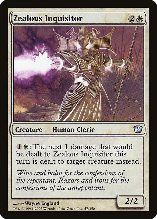 Zealous Inquisitor in the group Magic the Gathering / Types / Creatures / Human at Proxyprinters.com (11895)