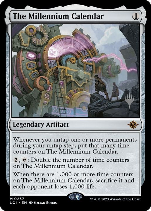 The Millennium Calendar in the group Magic the Gathering / Sets / The Lost Caverns of Ixalan Promos at Proxyprinters.com (11912)