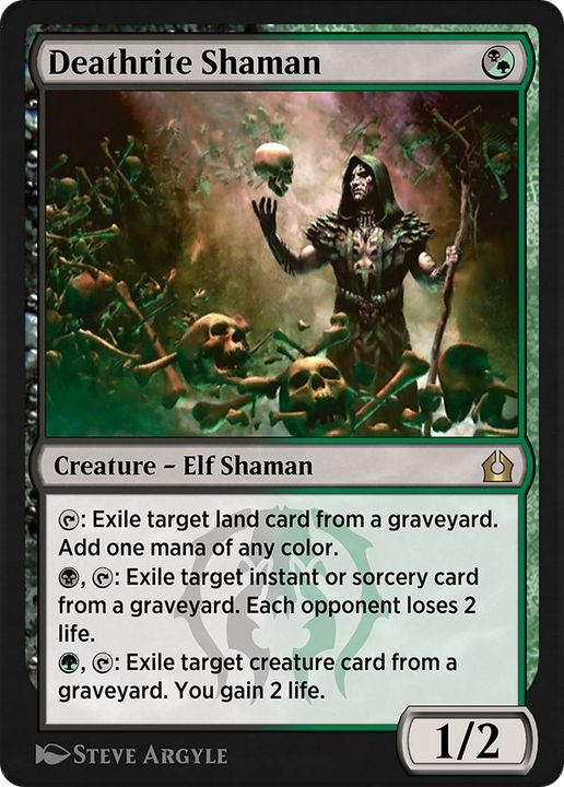 Deathrite Shaman in the group Magic the Gathering / Types / Colors / Multicolors / B, G at Proxyprinters.com (11921)