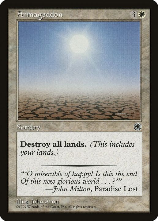 Armageddon in the group Magic the Gathering / Types / Colors / White at Proxyprinters.com (11925)