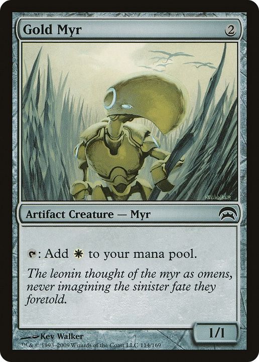 Gold Myr in the group Magic the Gathering / Types / Colors / Colorless at Proxyprinters.com (11967)