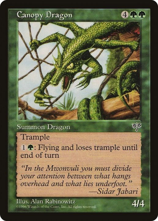 Canopy Dragon in the group Magic the Gathering / Types / Colors / Green at Proxyprinters.com (12035)