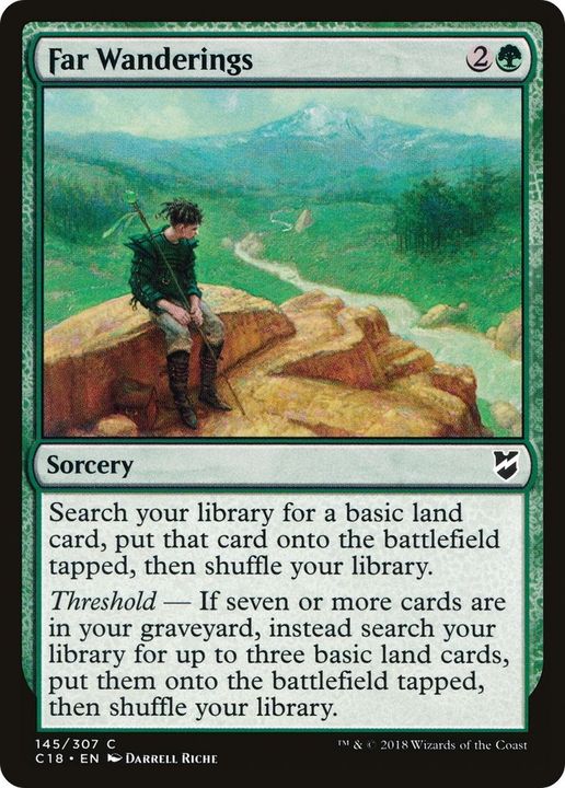 Far Wanderings in the group Magic the Gathering / Sets / Commander 2018 at Proxyprinters.com (12090)