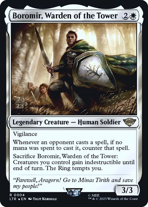 Boromir, Warden of the Tower in the group Magic the Gathering / Types / Creatures / Human at Proxyprinters.com (12093)