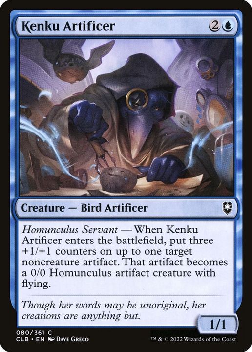 Kenku Artificer in the group Magic the Gathering / Types / Colors / Blue at Proxyprinters.com (12099)