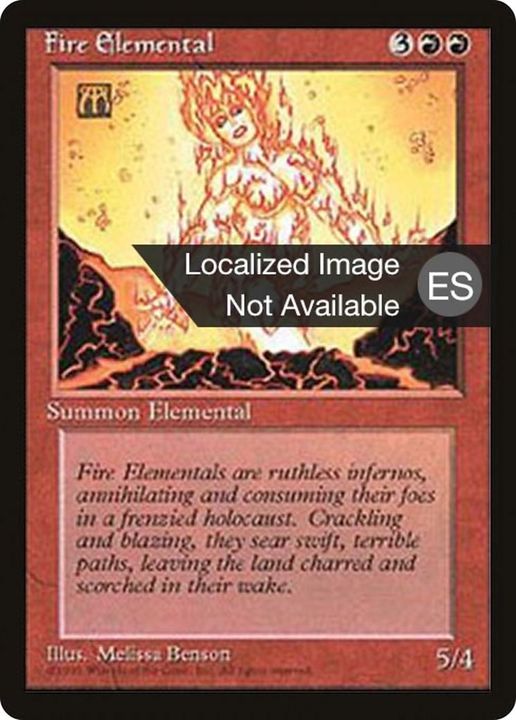 Fire Elemental in the group Magic the Gathering / Types / Colors / Red at Proxyprinters.com (121)