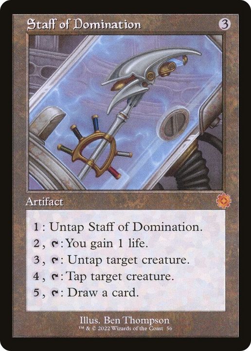 Staff of Domination in the group Magic the Gathering / Types / Artifacts / Artifact at Proxyprinters.com (12110)