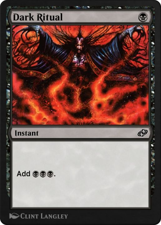 Dark Ritual in the group Magic the Gathering / Types / Colors / Black at Proxyprinters.com (12118)