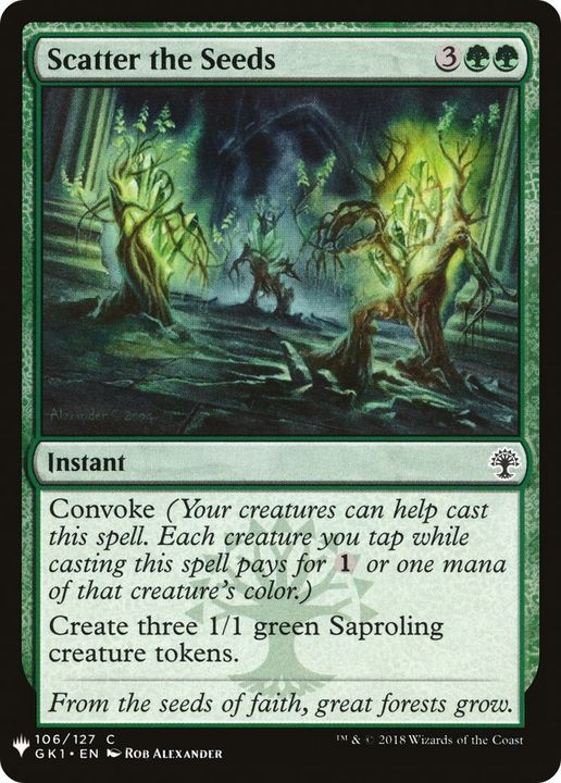 Scatter the Seeds in the group Magic the Gathering / Sets / The List at Proxyprinters.com (1212)