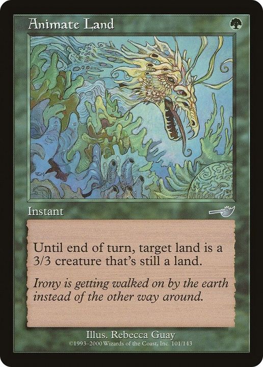 Animate Land in the group Magic the Gathering / Types / Colors / Green at Proxyprinters.com (12120)