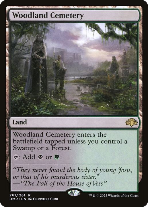 Woodland Cemetery in the group Magic the Gathering / Sets / Dominaria Remastered at Proxyprinters.com (12127)