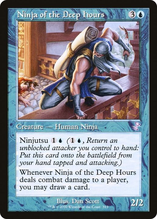 Ninja of the Deep Hours in the group Magic the Gathering / Types / Creatures / Human at Proxyprinters.com (12129)