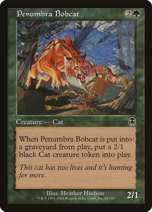 Penumbra Bobcat in the group Magic the Gathering / Types / Colors / Green at Proxyprinters.com (12131)