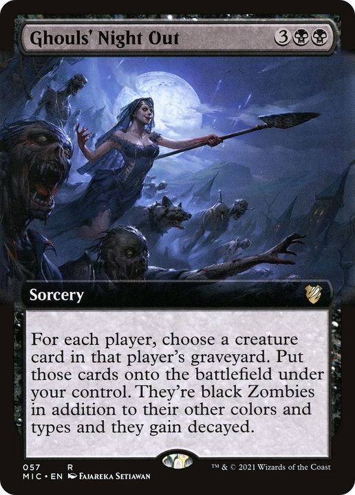 Ghouls' Night Out in the group Magic the Gathering / Types / Colors / Black at Proxyprinters.com (12138)