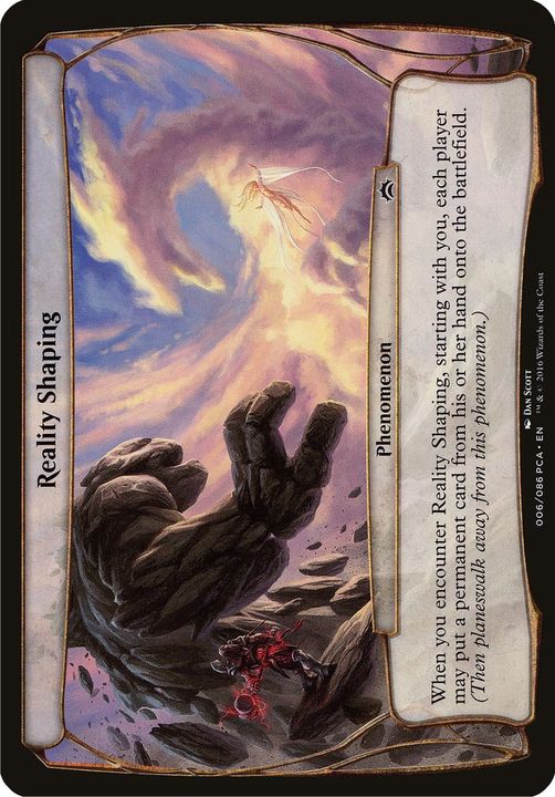 Reality Shaping in the group Magic the Gathering / Sets / Planechase Anthology Planes at Proxyprinters.com (12148)