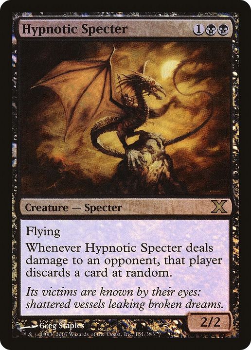 Hypnotic Specter in the group Magic the Gathering / Sets / Tenth Edition at Proxyprinters.com (12151)