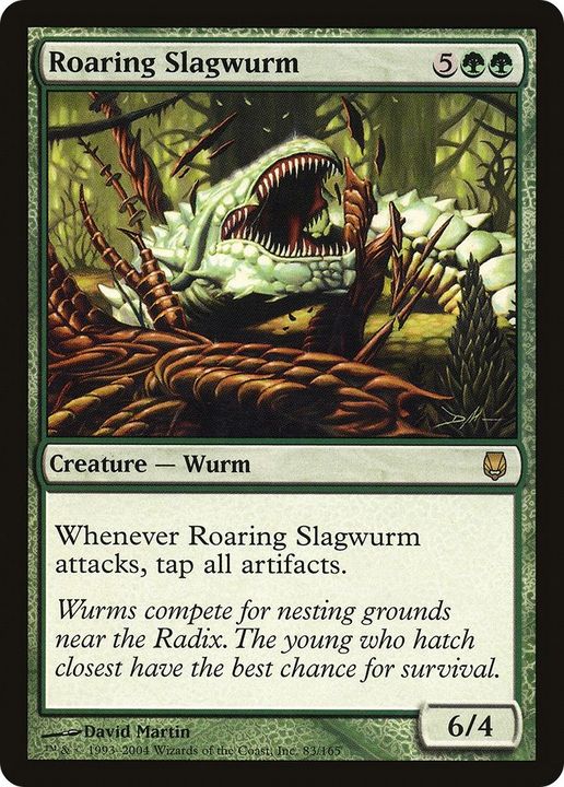 Roaring Slagwurm in the group Magic the Gathering / Types / Colors / Green at Proxyprinters.com (1216)