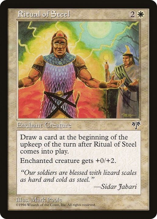 Ritual of Steel in the group Magic the Gathering / Types / Colors / White at Proxyprinters.com (12167)