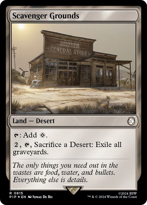 Scavenger Grounds in the group Magic the Gathering / Sets / Fallout at Proxyprinters.com (12175)